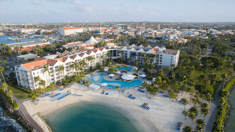 aruba_renaissance_resort_aerial_pool